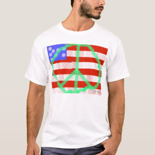 Friedensflagge durch Frank Moore T-Shirt