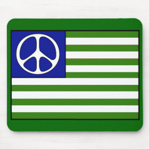 Friedensflagge Mousepad