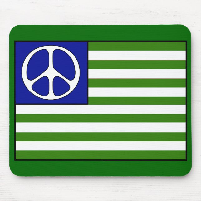 Friedensflagge Mousepad (Vorne)