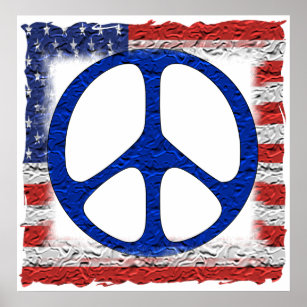Friedensflagge Poster