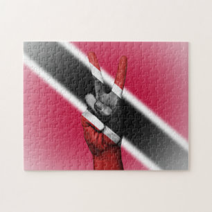 Friedensflagge von Trinidad und Tobago.