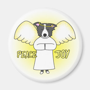 Friedensfreude-Border-Collie Magnet