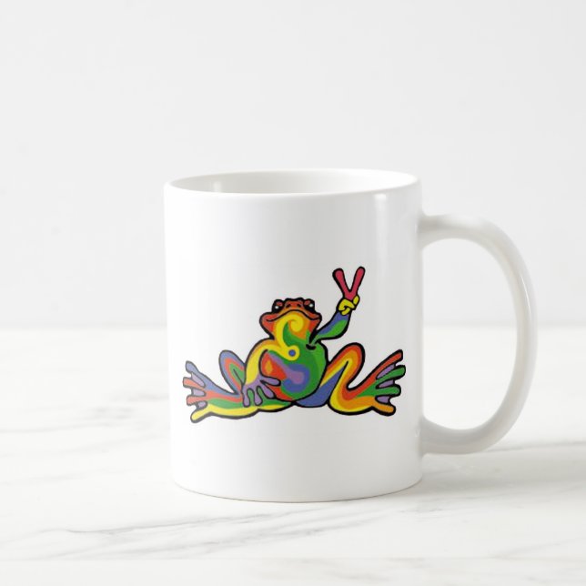 Friedensfrosch Kaffeetasse (Rechts)