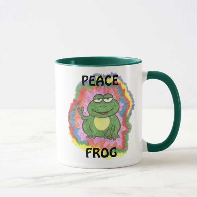 Friedensfrosch-Tasse Tasse (Rechts)