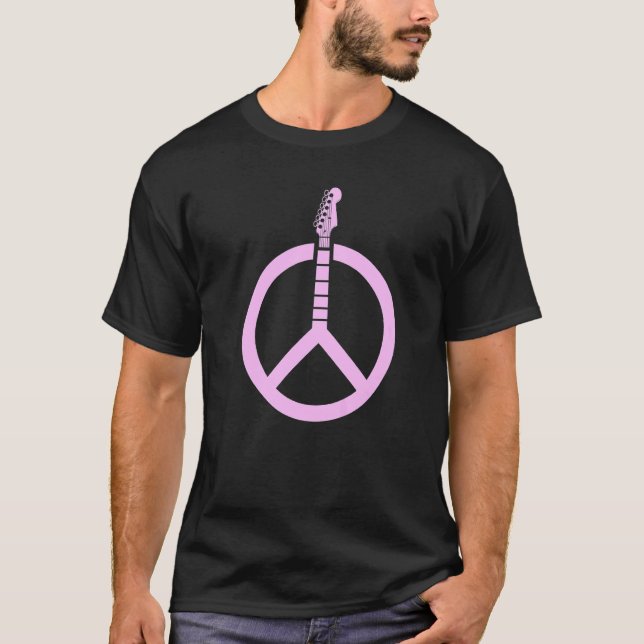 Friedensgitarrist T-Shirt (Vorderseite)