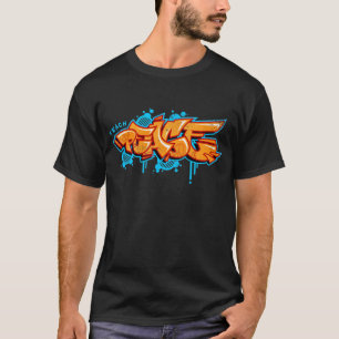 FRIEDENSgraffiti-angesagtes T-Shirt