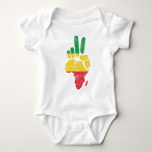 Friedenshand Darfurs Afrika Baby Strampler
