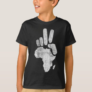 Friedenshand Darfurs Afrika T-Shirt