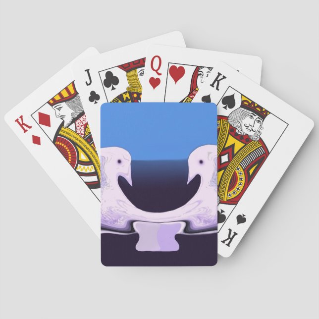 Friedenshersteller-künstlerische Spielkarten (Rückseite)