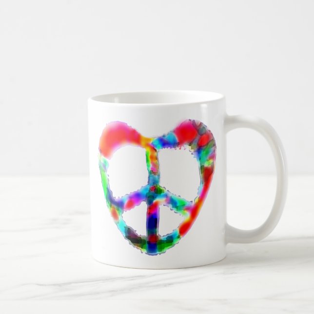 Friedensherz Kaffeetasse (Rechts)