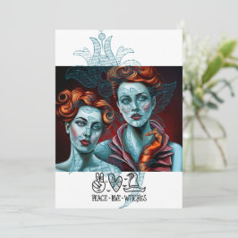 FriedensHexen für Liebe Einladung