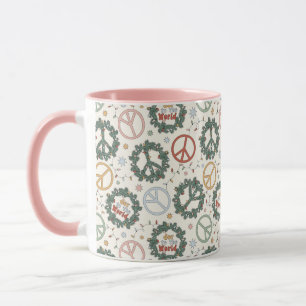 Friedenskämpfe und die Freude am Weltmuster Tasse