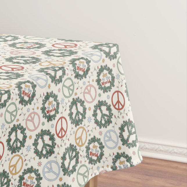 Friedenskämpfe und die Freude am Weltmuster Tischdecke (Beispiel)