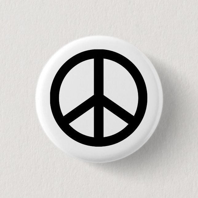 Friedensknopf Button (Vorderseite)