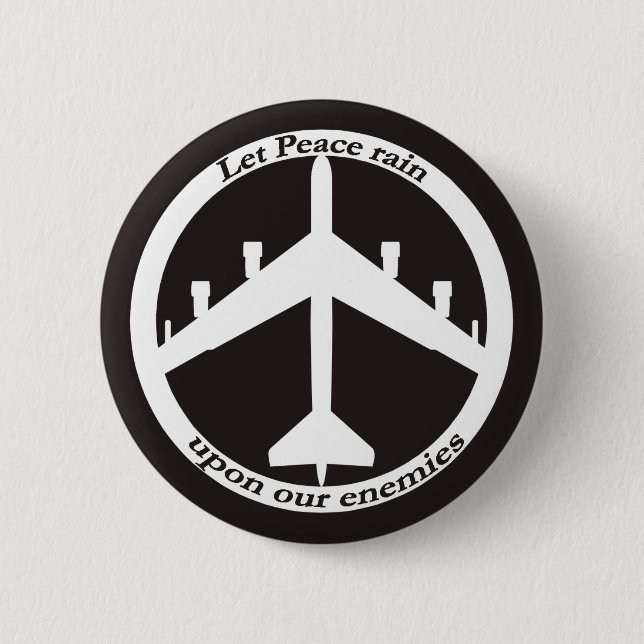 Friedensknopf Button (Vorderseite)