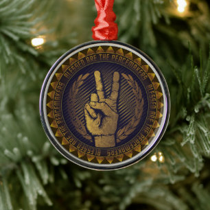 Friedenskonsolidierung Ornament Aus Metall