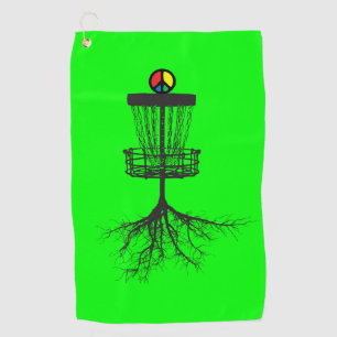 Friedenskorb von Dayglo Golfhandtuch