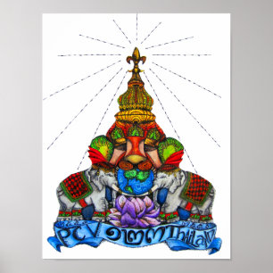 Friedenskorps - Freiwillige - Thailand Poster