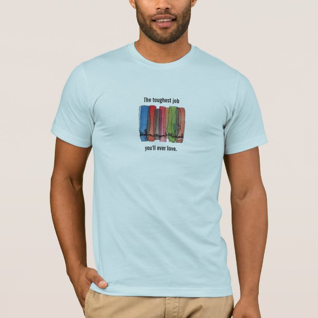 Friedenskorps-stärkstes Job-Shirt T-Shirt (Vorderseite)