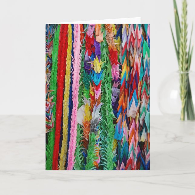 Friedenskräne Karte (Vorderseite)