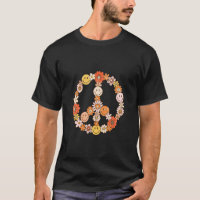 Friedensliebe 60er 70er Hippie-Kostüm Bunte Blume