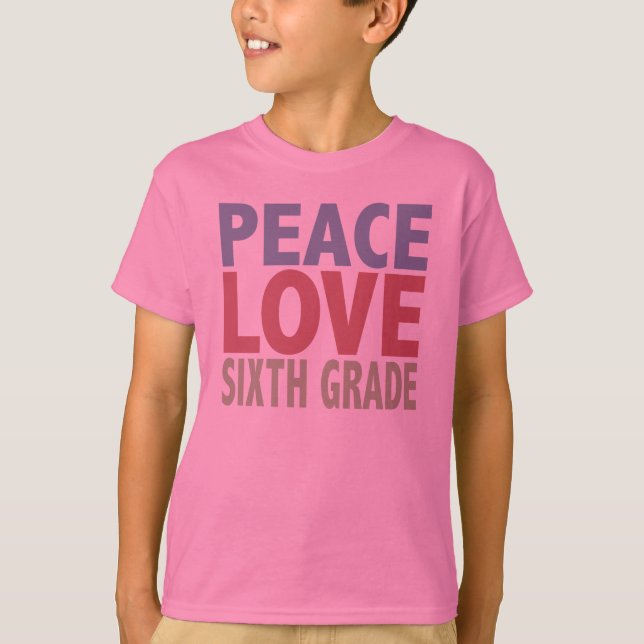 FriedensLiebe-6. Grad T-Shirt (Vorderseite)