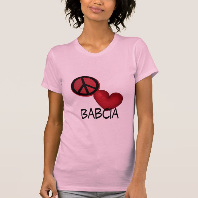 FriedensLiebe Babcia T-Shirt (Vorderseite)