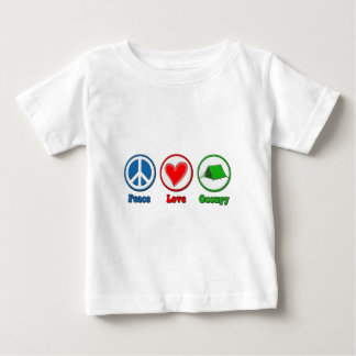 FriedensLiebe besetzen Baby T-shirt
