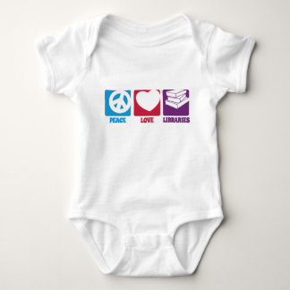 FriedensLiebe-Bibliotheks-Baby-Ausstattung Baby Strampler