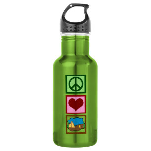 FriedensLiebe-Camping Trinkflasche