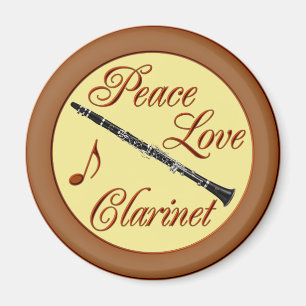 FRIEDENSLiebe-CLARINET Magnet