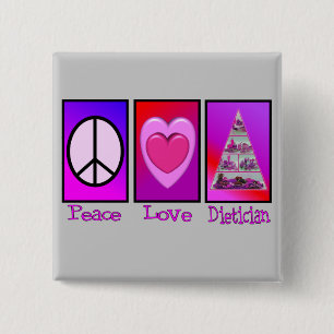 FriedensLiebe-Diätetiker Button