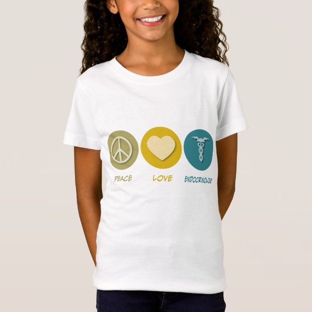 FriedensLiebe-Endokrinologie T-Shirt (Vorderseite)