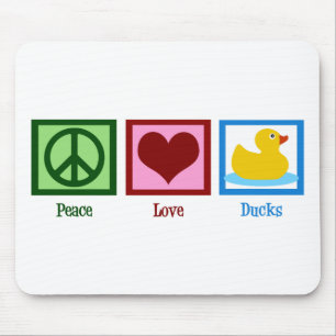 FriedensLiebe-Enten Mousepad