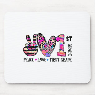 Friedensliebe Erstklasslehrerin Mädchen Team 1. Kl Mousepad