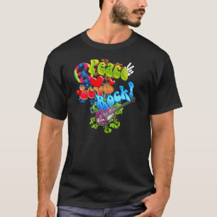 FriedensLiebe-Felsen-Shirt T-Shirt