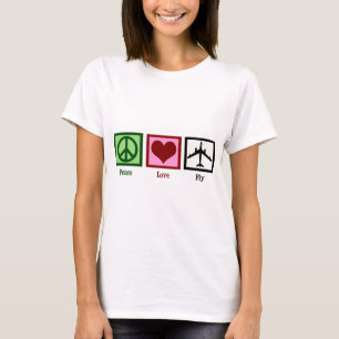 FriedensLiebe-Fliege T-Shirt