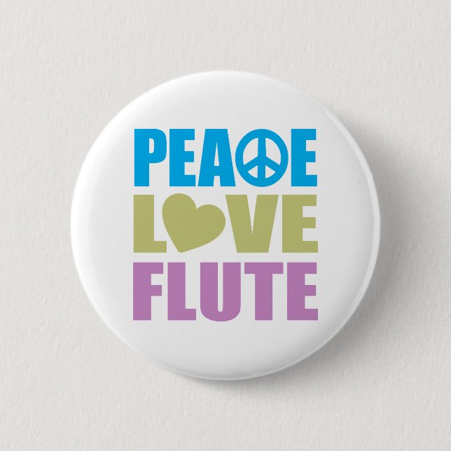FriedensLiebe-Flöte Button (Vorderseite)