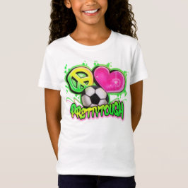 FriedensLiebe-Fußball-T-Shirt T-Shirt