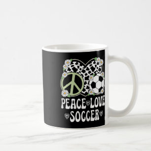 Friedensliebe Fußballliebhaber Kuh-Druck Frauen Mä Kaffeetasse