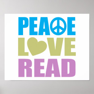 FriedensLiebe gelesen Poster