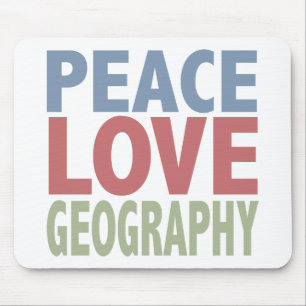 FriedensLiebe-Geografie Mousepad