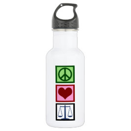 FriedensLiebe-Gerechtigkeit Trinkflasche