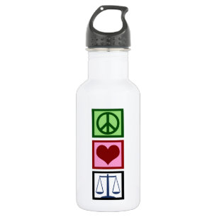 FriedensLiebe-Gerechtigkeit Trinkflasche