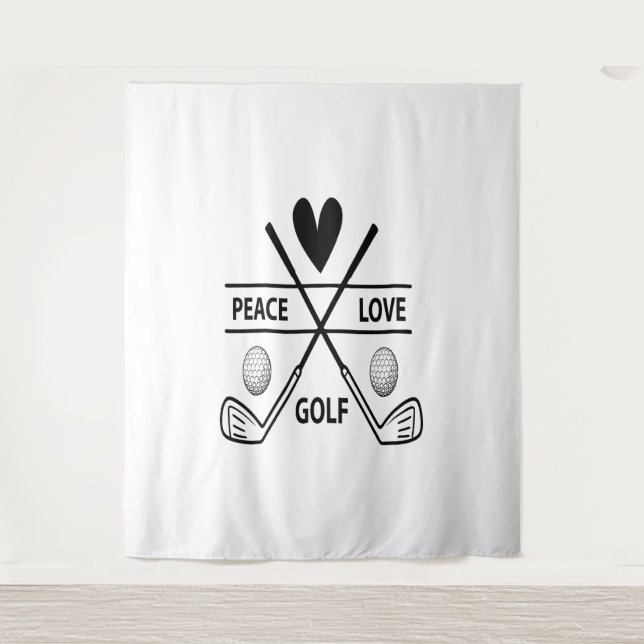 FRIEDENSLIEBE GOLF WANDTEPPICH (Vorderseite)
