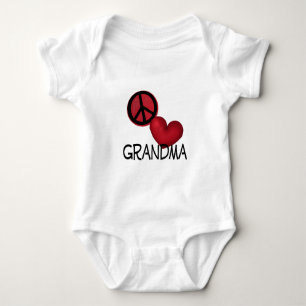 FriedensLiebe-Großmutter Baby Strampler