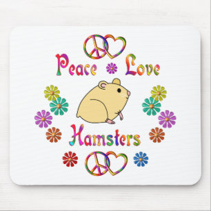 FRIEDENSLiebe-HAMSTER Mousepad