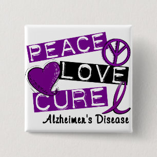 FRIEDENSLiebe-HEILUNGS-ALZHEIMER KRANKHEIT Button