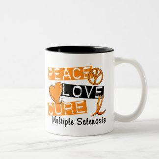 FriedensLiebe-Heilungs-mehrfache Sklerose Zweifarbige Tasse