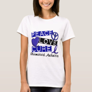 FriedensLiebe-Heilungs-rheumatische Arthritis RA T-Shirt